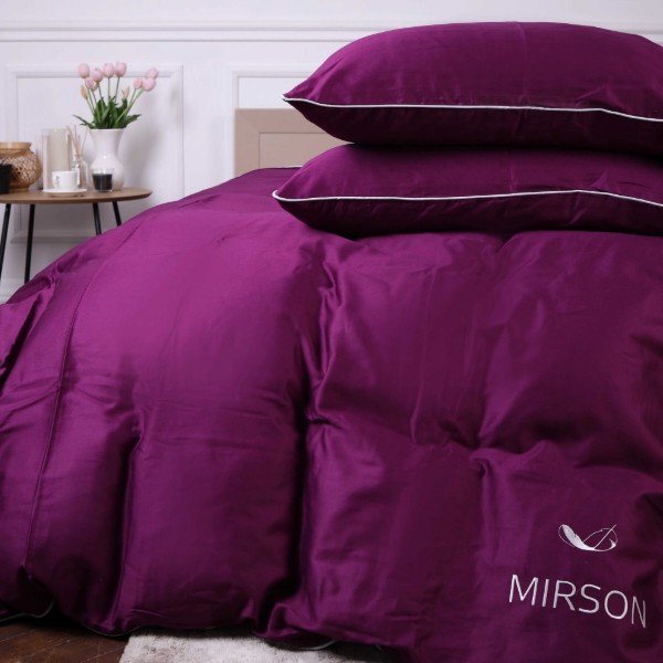 Фото - Комплект постельного белья MirSon King Size 3220 Oriana Corner Сатин 220х240 см (2200008711672)